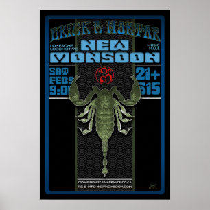 Nouvelle Monsoon Brick & Mortar SF 2013 Poster