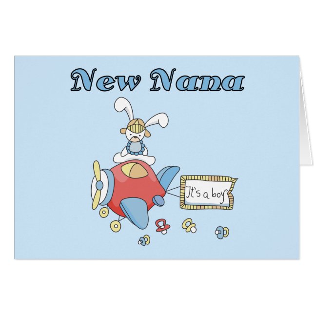 Nouvelle Nana de T-shirts et cadeaux d'avion-garço (Devant horizontal)