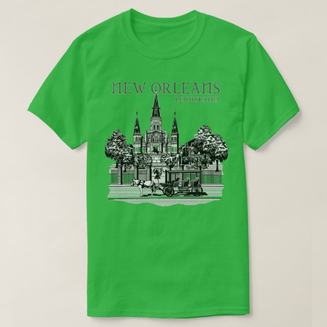 Nouvelle-Orléans Louisiane TShirt (Design devant)