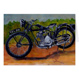 Nouvelle peinture impériale de moto vintage