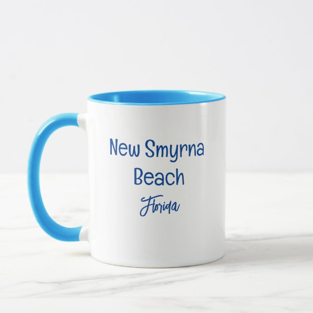 Nouvelle Smyrna Beach Floride Café Mug (Gauche)