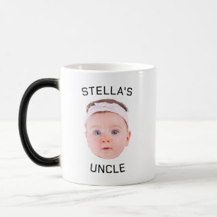 Nouvelle Tasse Cadeau Oncle, Personnalisé Baby Fac