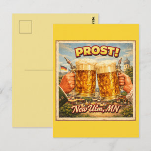 Nouvelle Ulm MN Minnesota Carte Postale Allemande