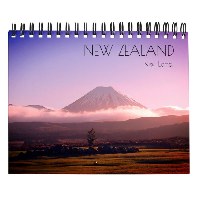 Nouvelle-Zélande 2026, Calendrier photo (Protection)