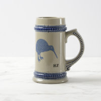 Nouvelle-Zélande Kiwi Beer Stein Mug
