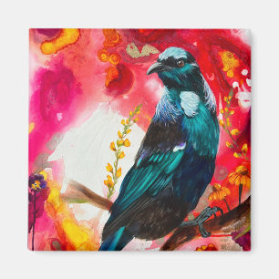 Nouvelle-Zélande Tui Bird Magnet