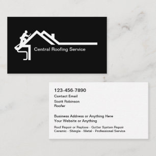 Nouvelles cartes de visite de service de toiture m