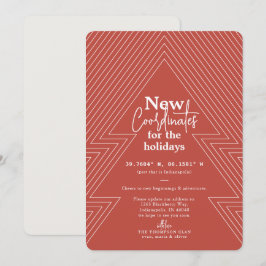 Nouvelles Coordonnées Vacances Rouille Faire-part