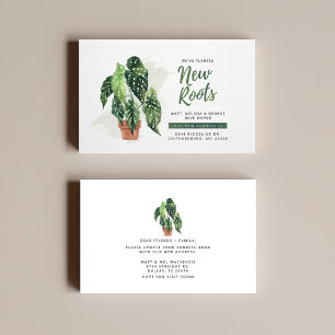 Nouvelles racines Changement d'adresse Faire-part 