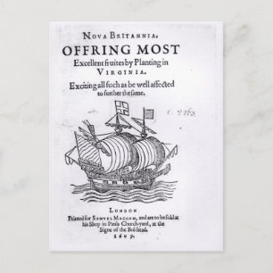 Nova Britannia. Die besten Früchte anbieten Postkarte