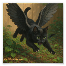 Nova Cat Adventures – Winged Nova v1 Fotodruck
