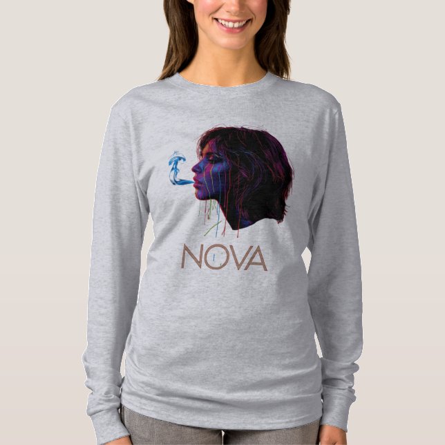 Nova Glow Painted Silence T-Shirt (Vorderseite)