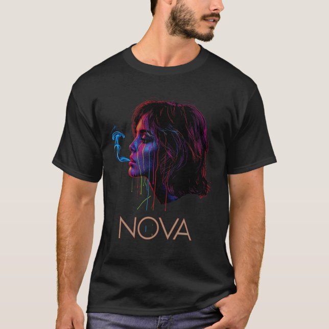 Nova Glow Painted Silence T-Shirt (Vorderseite)