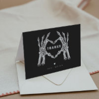 NOVA Halloween crâne gothique Coeur mains Merci