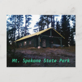 Nova Hut Berg Spokane Staat Park Postkarte