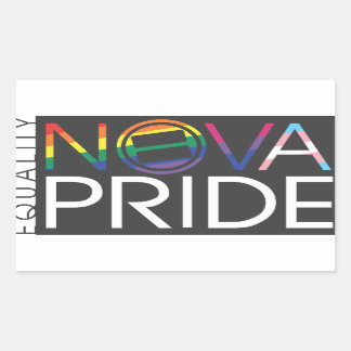 NOVA-Logo - Rechteck Rechteckiger Aufkleber
