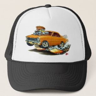 Nova-Orangen-Auto 1966-67 Truckerkappe
