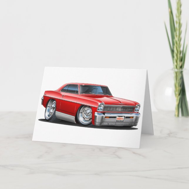 Nova-Rot-Auto 1966-67 Karte (Vorderseite)