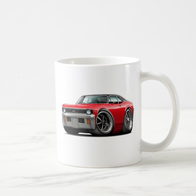 Nova-Rot-Schwarze Spitze 1971-72 Kaffeetasse (Rechts)