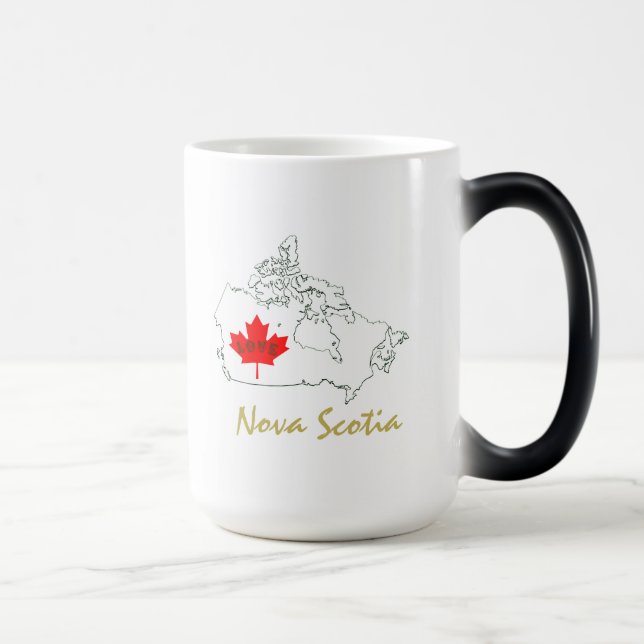 Nova Scotia Canada Day Teetasse Tasse (Rechts)