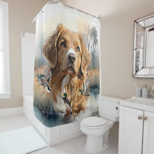 Nova Scotia Duck Tolling Retriever, Art Duschvorhang