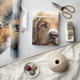 Nova Scotia Duck Tolling Retriever, Art Geschenkpapier
