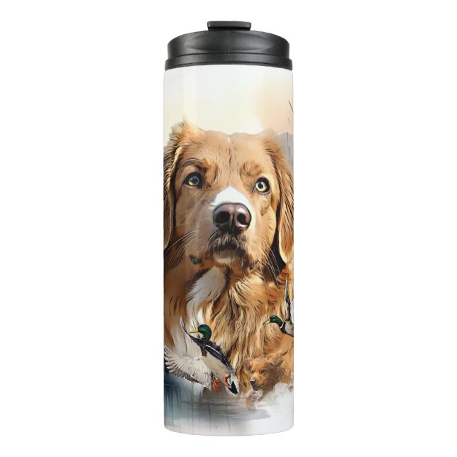 Nova Scotia Duck Tolling Retriever, Art Thermosbecher (Vorderseite)