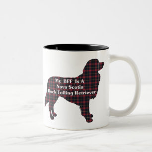 Nova Scotia Duck Tolling Retriever BESTE FREUNDIN Zweifarbige Tasse