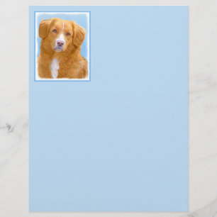 Nova Scotia Duck Tolling Retriever Dog Painting
