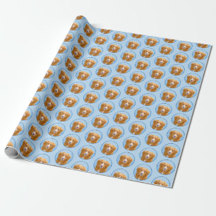 Nova Scotia Duck Tolling Retriever Dog Painting Geschenkpapier