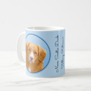 Nova Scotia Duck Tolling Retriever Dog Painting Kaffeetasse