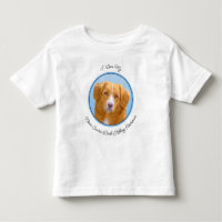 Nova Scotia Duck Tolling Retriever Dog Painting