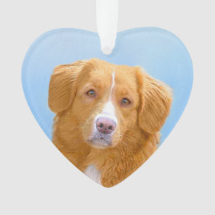 Nova Scotia Duck Tolling Retriever Dog Painting Ornament