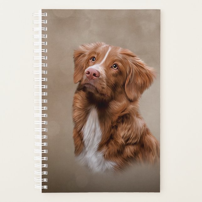 Nova Scotia Duck Tolling Retriever dog Planer (Vorderseite)