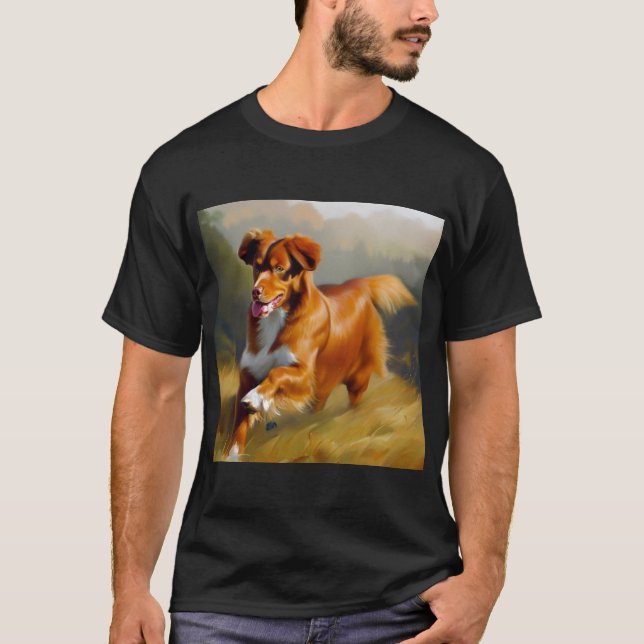Nova Scotia Duck-Tolling Retriever Dog T-Shirt (Vorderseite)