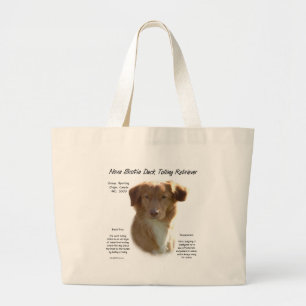 Nova Scotia Duck Tolling Retriever History Design Jumbo Stoffbeutel