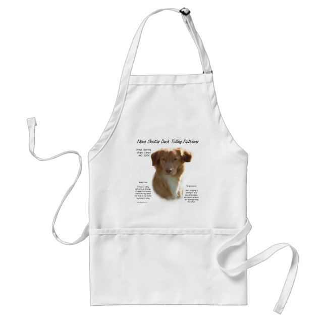 Nova Scotia Duck Tolling Retriever History Design Schürze (Vorne)