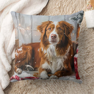 Nova Scotia Duck Tolling Retriever Hund Weihnachts Kissen