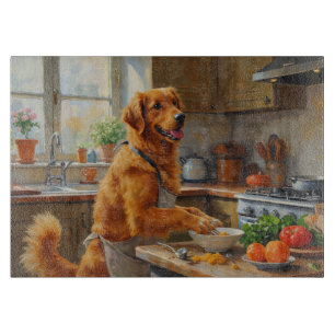 Nova Scotia Duck Tolling Retriever Kochen Schneidebrett
