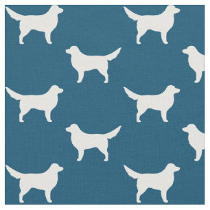 Nova Scotia Duck Tolling Retriever Silhouetten Stoff