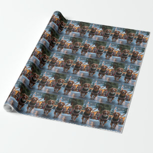 Nova Scotia Duck Tolling Retriever Weihnachten Sch Geschenkpapier