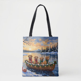 Nova Scotia Duck Tolling Retriever Weihnachtsboot Tasche