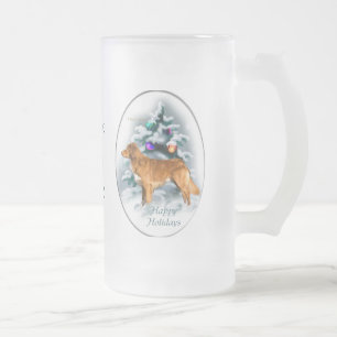 Nova Scotia Duck Tolling Retriever Weihnachtsgesch Mattglas Bierglas