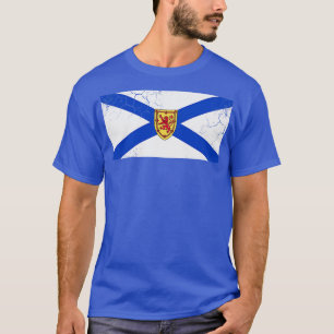 Nova Scotia Flag Canada Vintag Flag T-Shirt