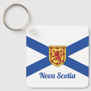 Nova Scotia Flag für Bluenosers Schlüsselanhänger