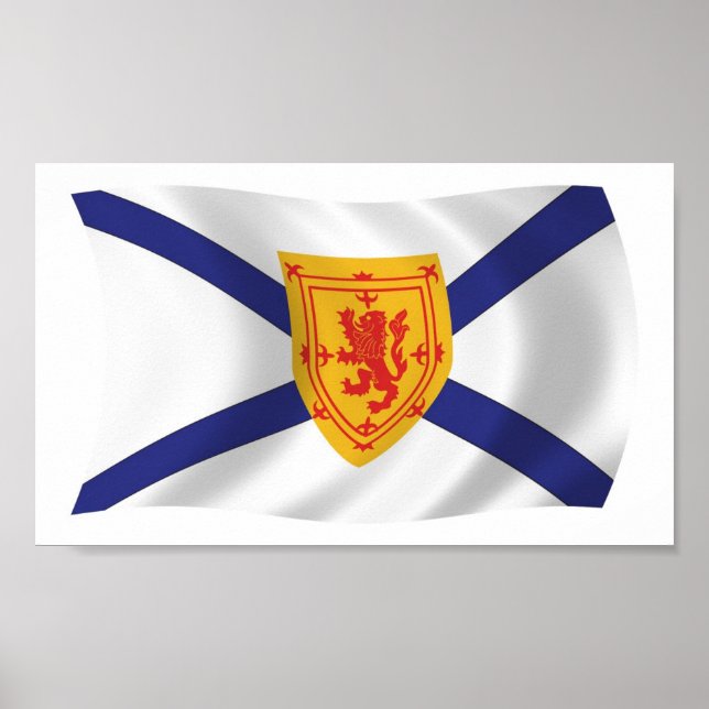 Nova Scotia Flag Poster Print (Vorne)