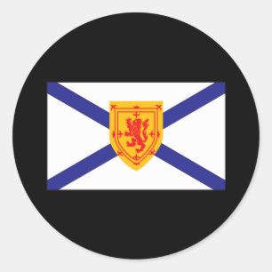 NOVA SCOTIA FLAG RUNDER AUFKLEBER