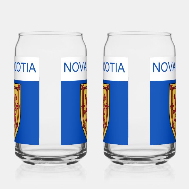 Nova Scotia-Flagge Dosenglas (Links)