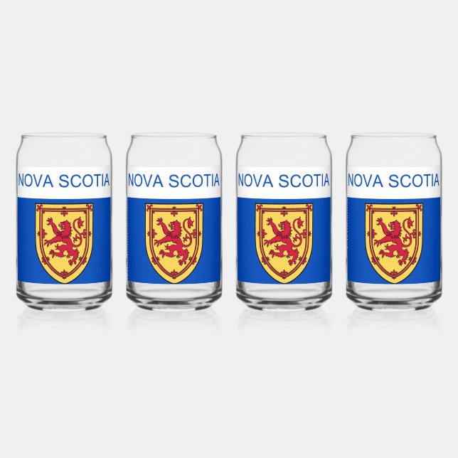 Nova Scotia-Flagge Dosenglas (Vorderseite)