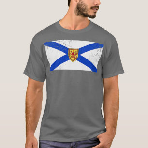 Nova Scotia Flagge Kanada Vintage-Fade T-Shirt